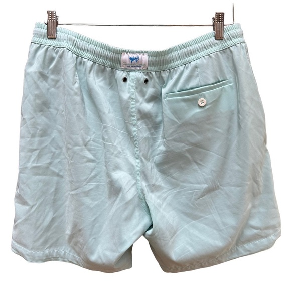 Coastal Cotton‎ Swimsuit Bathing Suit Beach Tropical Seafoam Green Men's LG - Picture 2 of 5